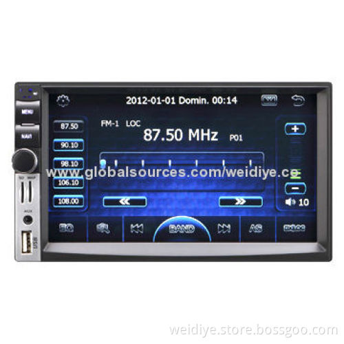 Dashboard 2-DIN 6.2-inch Car Audio Player with FM Radio, Bluetooth, Supports USB/SD/MMCNew